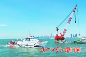 水下机器人出动，海中“花式救人”！厦门今年最大规模海上搜救综合演练举行图片