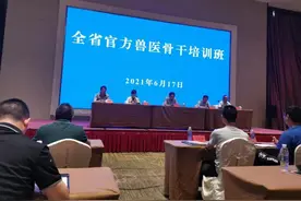 江苏省举办全省官方兽医骨干培训班图片
