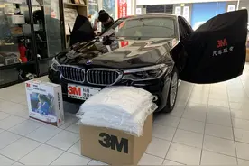 上海汽车音响改装隔音宝马530解决胎噪困扰3M轮胎静音套件图片