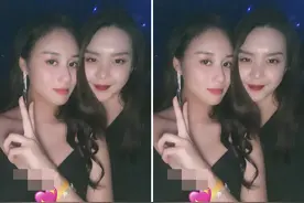 小公主何超欣生日派对曝光，穿深V吊带裙事业线傲人，22岁真火辣图片