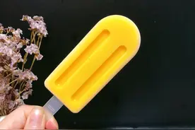 在家自制芒果酸奶雪糕 不含任何添加剂 健康卫生又好吃图片