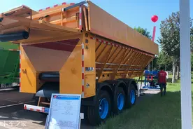 散装粮食运输半挂车是什么鬼？会是未来自卸半挂车的主力车型吗？图片