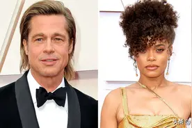 布拉德·皮特赢了朱莉，小21岁新欢曝光，他再次被红唇捕获图片