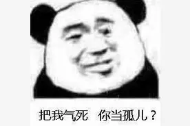 表情包 | 把我气死，你当孤儿？图片