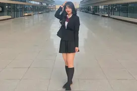 如何在实战中把JK制服穿的很显瘦？图片