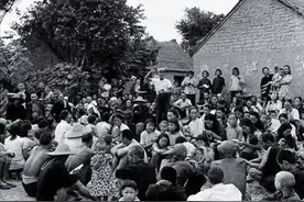 乡村往事：生产队时的大锅饭图片