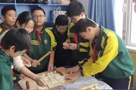 饺子飘香暖师生，传统文化润校园！邯郸一教育集团举办水饺文化节图片