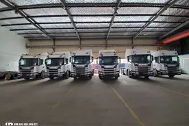 斯堪尼亚新一代R500牵引车实拍，86万起售，大家看值不值图片