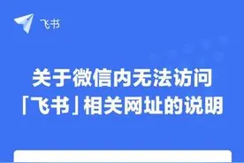 微信封杀下的字节跳动飞书图片