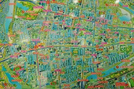 合肥庐阳区护城河内的两所初中及学区房分布图片