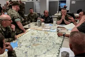 美国海军陆战队战争学院推演中美俄世界大战，中美到底会不会打？图片