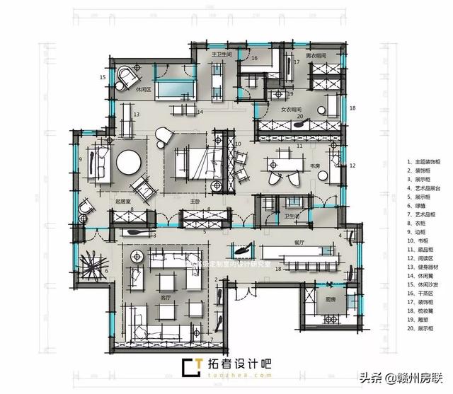总有一款符合你的要求，300㎡的大平层找了10个大师做设计方案