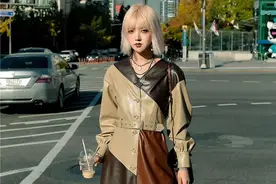 韩国女生怕不是时髦精吧？看她们的素人街拍，每一个每一套都好美图片