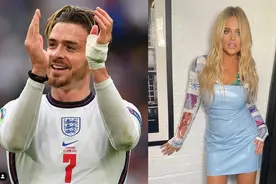 26岁曼城球星杰克·格里利什追星成功，被31岁女神称"粘人的小狗"图片