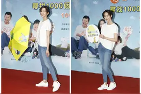 没想到张钧甯剪了短发这么乖巧，配白T牛仔裤，清爽似18岁学生图片