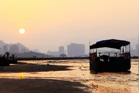 风尘仆仆来到霞浦海滩 岂料不是观赏日落的好地方图片