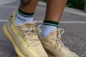 椰子区域限定确认！YEEZY 350亚麻配色官图已出，下周将发售图片