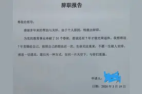 由一名31年教龄的教师辞职报告所想到的图片
