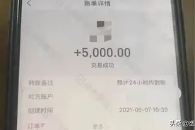 显示24小时到账却迟迟未收到款！大姐路遇男子求助支付宝套现5千，只要2千现金，咋回事？图片