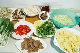 新疆大盘素，皮带面香口入味图片