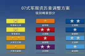 军官军服左胸前的色块表示什么？图片