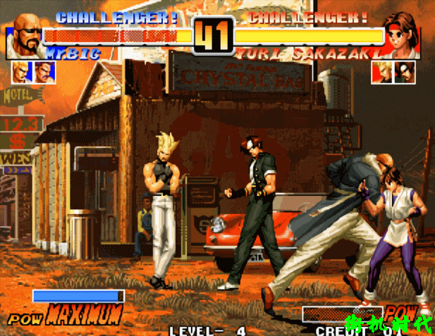 经典街机《拳皇》将BOSS必杀技完整吃下去，伤害到底有多恐怖