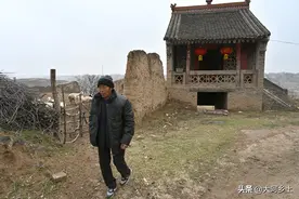晋南一村庄距今1400年，曾是南北朝时期要地，现已成废墟图片