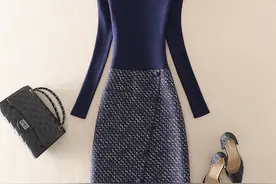 高端女王范气质连衣裙，如花般美丽迷人图片