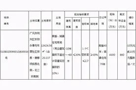 起拍价4300万元！广元北二环南侧又一地块将拍卖出让图片
