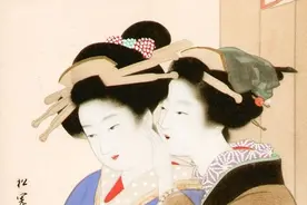 京都天才少女、日本绘画大师，上村松园美人图图片
