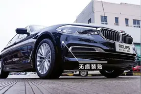 车被刮的例子来了，车漆真的没事。 | 宝马530Li · 炭黑色图片