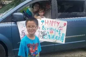 出生三天被遗弃，生活在美国的小男孩想找回巴彦淖尔的亲人图片