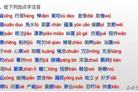 部编八年级下册语文字词音形义检测题及答案图片