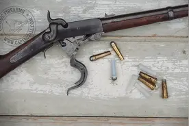 这个子弹有点怪，美国第一代金属定装弹步枪——伯恩赛德卡宾枪图片