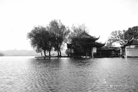 老照片：100多年前的西湖美景图片