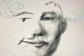 当考试只剩2分钟，美术生应急“神操作”，画风独特不忍直视图片