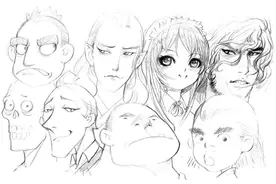 零基础向丨了解人体结构之肌肉，怎么画好面部五官？（干货~）图片