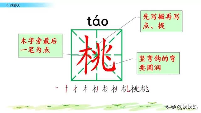 二年级下册语文课文2《找春天》图文详解及同步练习