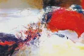 抽象画练习，旧画换新颜图片