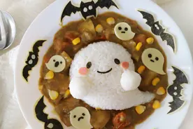 「万圣节创意料理」| 爱你就要吓吓你！详细步骤食谱，超简单图片