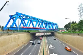 京沈高铁成功跨越五环路，年底将通车图片