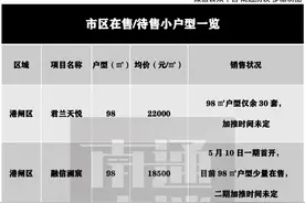 小户型之争！市区5大项目正面对决，刚需选房哪家强？图片