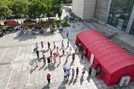 现场｜全员核酸检测，演练起来！图片