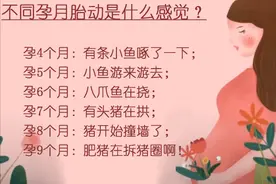 胎动是啥感觉？4个月像鱼啄，7个月像猪拱，9个月像肥猪拆猪圈图片