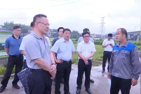 省生态环境厅调研组到我县调研生态环境保护工作图片