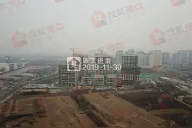 沧州高铁五盘最新施工进度航拍 其中一商业号称沧州第一眼图片