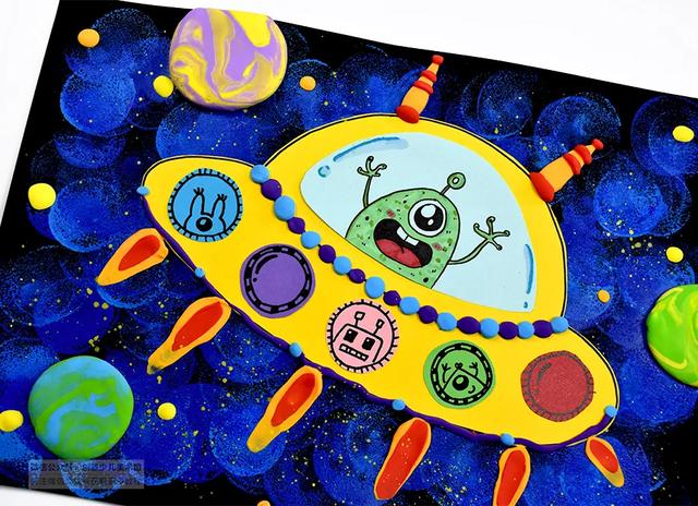 太空绘画 太空绘画图片大全