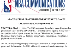 NBA官方确认：2019-2020赛季暂停图片