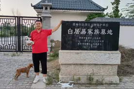 渭南市北程村：航拍唐代白居易家族墓地图片