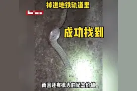 上海一爷叔70万手表掉进地铁轨道，站务员连夜寻找归还，表盘上全是钻石图片